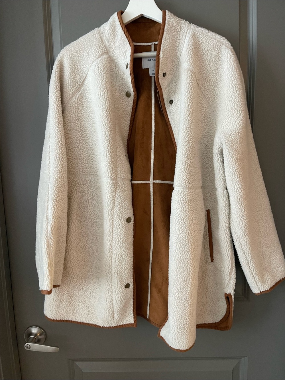 Cozy Cream Sherpa Jacket coat